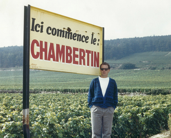 Jonathan Pey in Chambertin, France