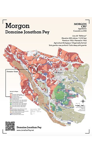 Domaine Jonathan Pey - Morgon  Soil Map